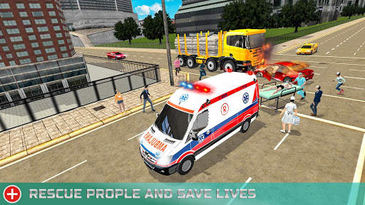 Ambulance Driving Simulator - Rescue Missions 2020 screenshot 1