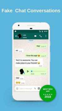 Fake chat conversation screenshot 1