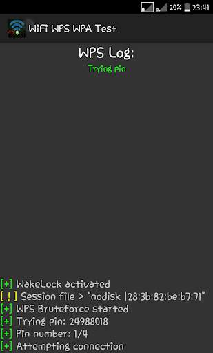 WPS WPA WiFi Test screenshot 5