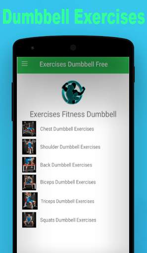Dumbbell Exercises Free screenshot 13