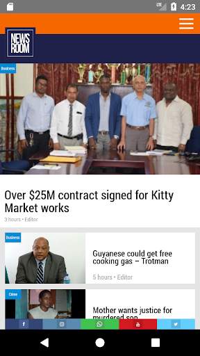 News Room Guyana screenshot 1