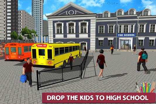 High School Bus Simulator: City Bus Driving screenshot 7