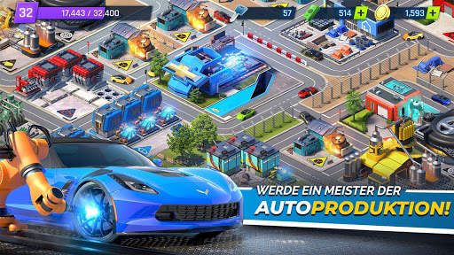 Overdrive City – Auto Bau Tycoon Spiel screenshot 1
