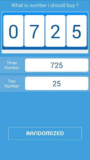 Randomize Lao Lottery Generator 3 تصوير الشاشة