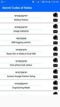 Secret Codes of All Nokia Phones: screenshot 4