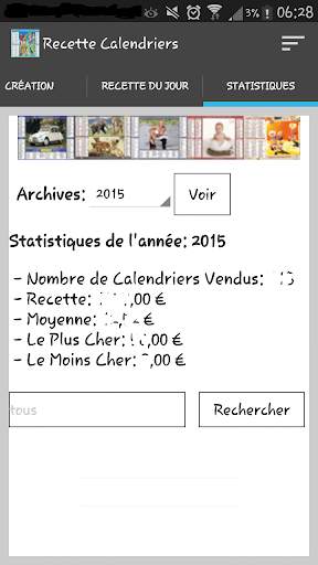 Recette Calendriers Lite screenshot 4