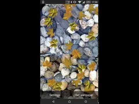 Pebbles - Live Water Wallpaper screenshot 1