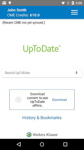 UpToDate скриншот 2