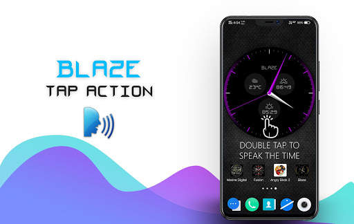 Blaze Clock Live Wallpaper screenshot 7