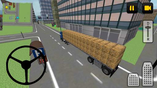 Hay Truck 3D: City screenshot 5