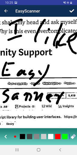 Mobile Easy Scanner - OCR - Crop - Edit - PDF screenshot 5