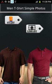 Men T-Shirt Simple Photos screenshot 1