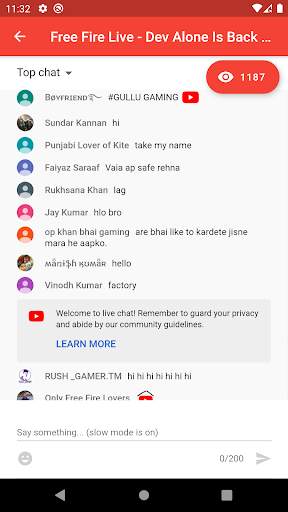 Tube Live Assistant- Comments & Views screenshot 1