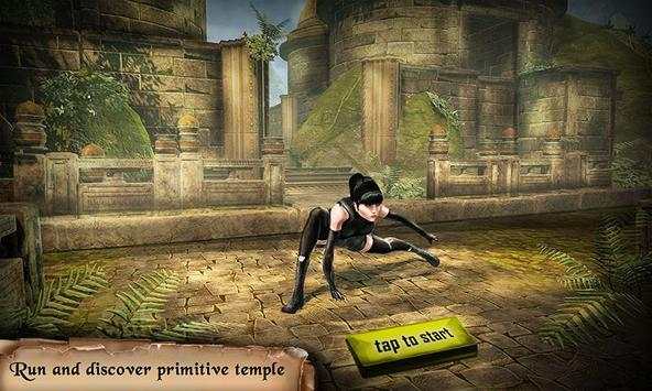 Secret Agent Lara: Lost Temple Jungle Run game screenshot 1