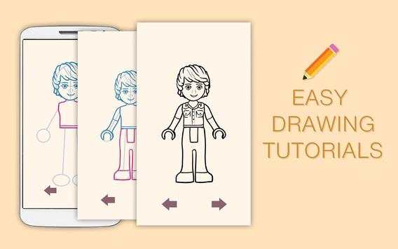 Draw Drawings Best Friends Characters Lego screenshot 1