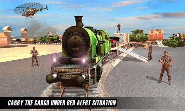 US Army Train Driving Offroad Transporter screenshot 3