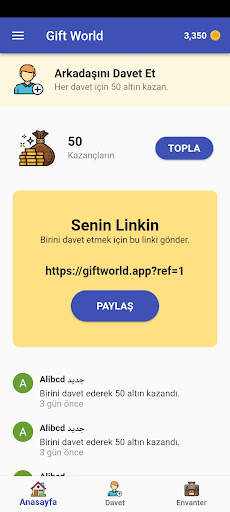 Gift World - Hediye Kodları screenshot 3