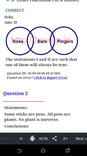 Statements Conclusion -1(IBPS) 7 تصوير الشاشة