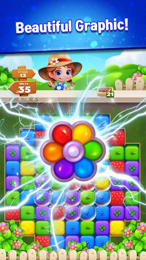 Sweet Garden Blast Puzzle Game screenshot 5
