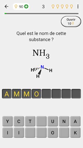 Les substances chimiques - Le quiz sur la chimie screenshot 1