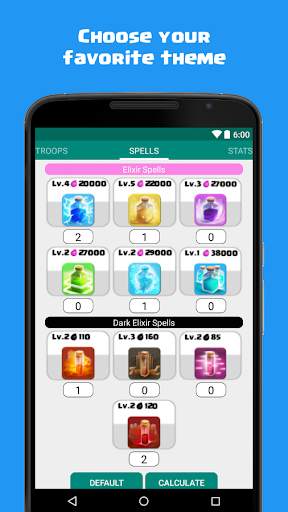Calculator for Clash of Clans screenshot 8