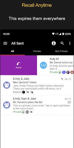 EPRIVO Private Email with Voice and Controls screenshot 7