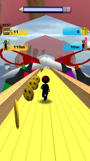 Stickman Run скриншот 1