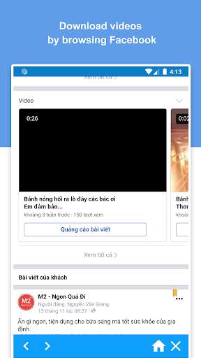 Video & Story Downloader for Facebook screenshot 1