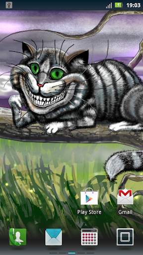 Cheshire Cat Live Wallpaper screenshot 1