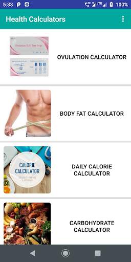 Health Calculators & Fitness App screenshot 3