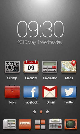 Concise Go Launcher Theme screenshot 1