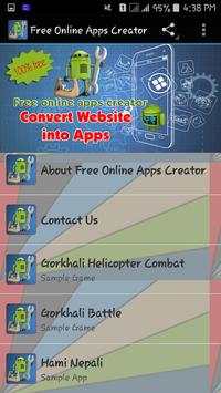 Free Online Apps Creator screenshot 2