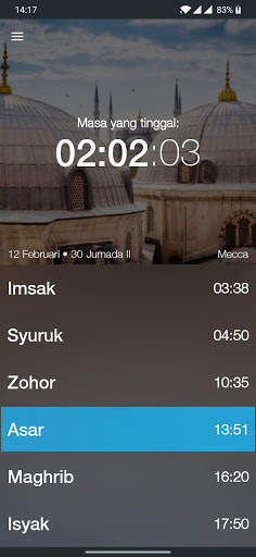 Ezan Pro - Waktu Solat, Azan screenshot 1