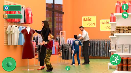 SuperMarket shopping with mom - Shopping Mall Game screenshot 3