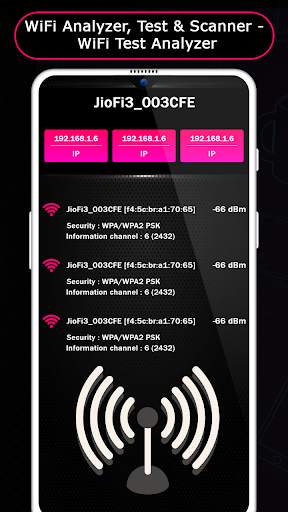 WiFi Analyzer, Test & Scanner - WiFi Test Analyzer screenshot 4