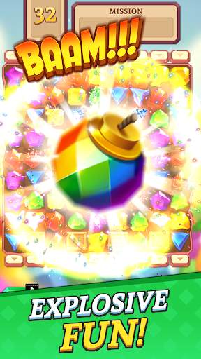 Jewels and Gems Blast: Fun Match 3 Puzzle Game screenshot 4