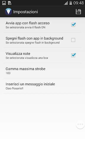 Flashlight Note 5 تصوير الشاشة