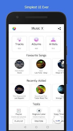 MusicX - Music Player screenshot 1