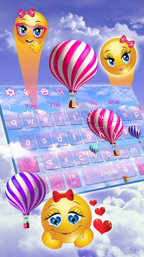Beautiful Hot Air Balloons Keyboard screenshot 3