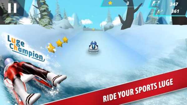 Luge Champion - Winter Sports screenshot 1