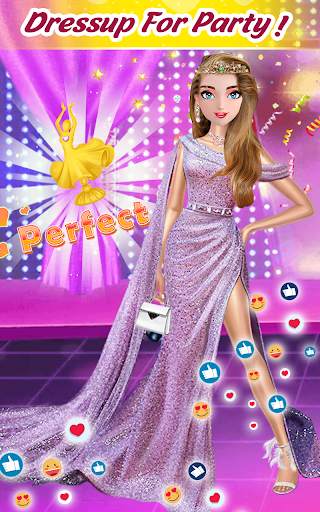 Super fashion model- Makeup & Dress up game screenshot 1