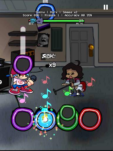 FNF Sunday Mod Guitar Hero screenshot 5