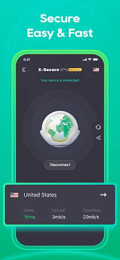 X-Secure VPN Master : Fast VPN screenshot 4