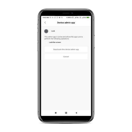 Lock - smallest app to lock device on one tap 2 تصوير الشاشة