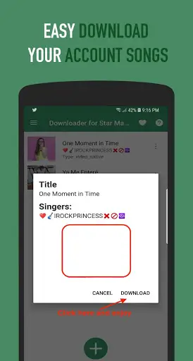 Downloader for Star Maker screenshot 2