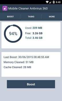Mobile Cleaner Antivirus 360 screenshot 1