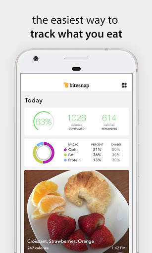 Bitesnap: Photo Food Tracker and Calorie Counter screenshot 1