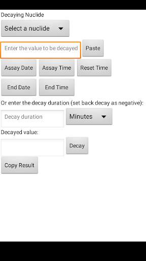 Nuke Med Calculator - Free screenshot 1