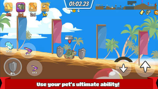 Pets Race - Fun Multiplayer PvP Online Racing Game screenshot 3