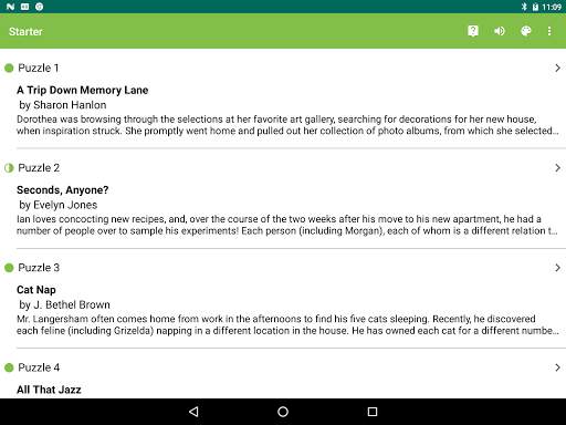 HARD Penny Dell Logic Problems screenshot 9